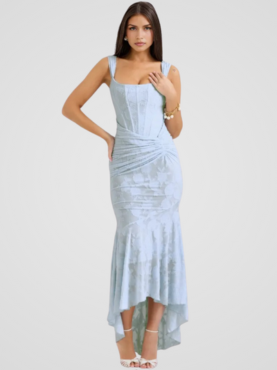 Elira™ — The Tidal Blossom Gown