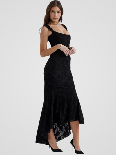 Elira™ — The Tidal Blossom Gown