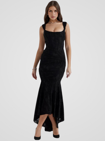 Elira™ — The Tidal Blossom Gown