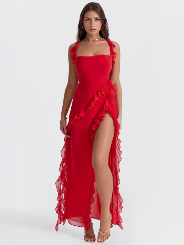 Aurélie™ — The Tidal Ruffle Dress