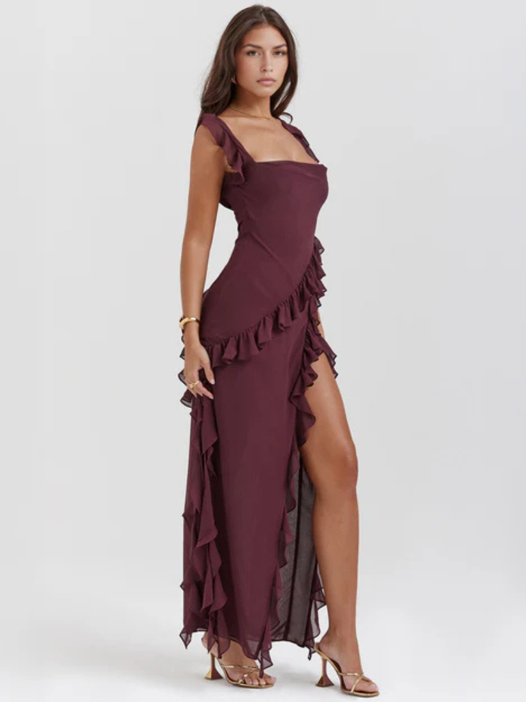 Aurélie™ — The Tidal Ruffle Dress