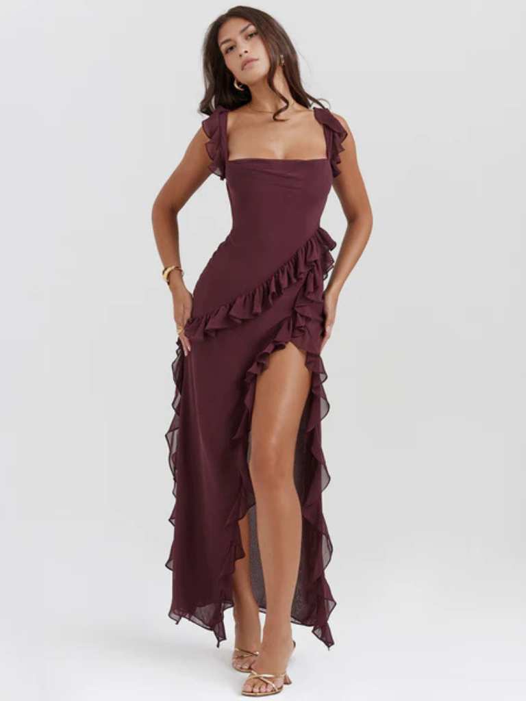 Aurélie™ — The Tidal Ruffle Dress