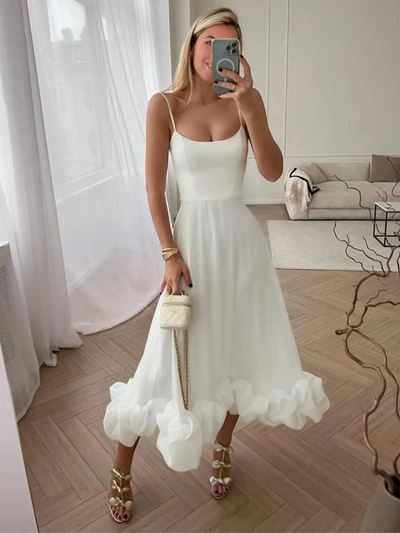 Léonie™ – The Seabreeze Ruffle Dress