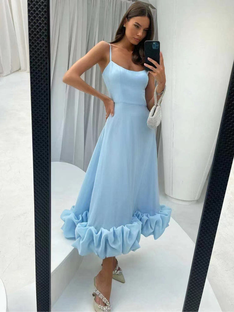 Léonie™ – The Seabreeze Ruffle Dress
