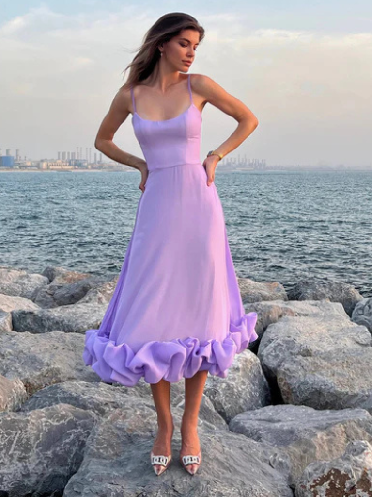 Léonie™ – The Seabreeze Ruffle Dress